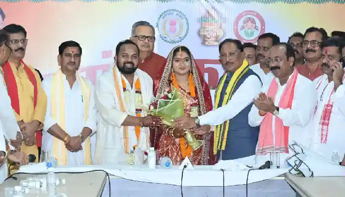 मुख्यमंत्री कन्या विवाह योजना से बेटियों को मिल रहा सम्मान और सुरक्षा : मुख्यमंत्री श्री विष्णुदेव साय