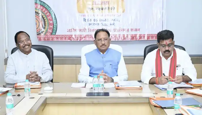 मुख्यमंत्री विष्णु देव साय की अध्यक्षता में वन अधिकार अधिनियम (FRA) एवं पेसा कानून (PESA) के प्रभावी क्रियान्वयन हेतु गठित टास्क फोर्स की पहली बैठक संपन्न