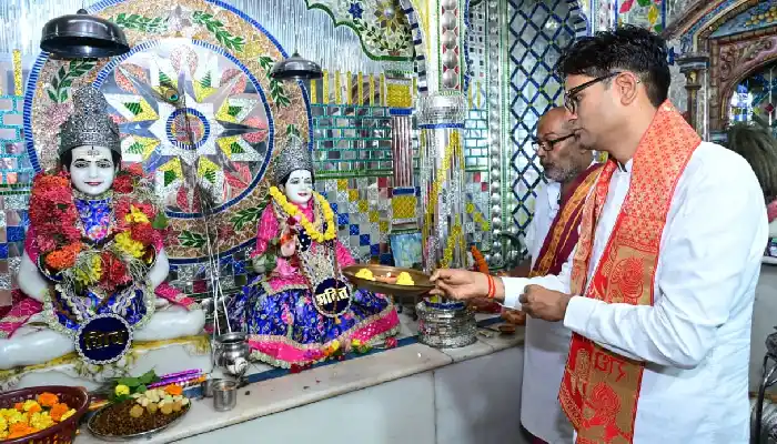 जन्माष्टमी पर वित्त मंत्री  ओ.पी. चौधरी ने रायगढ़ के मंदिरों में की पूजा-अर्चना