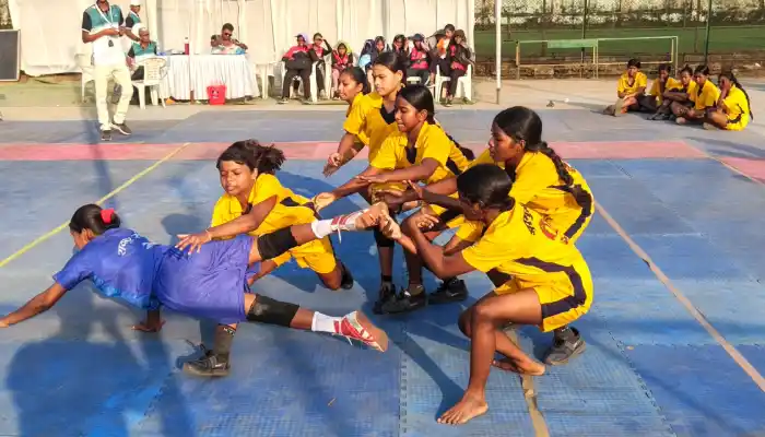 26वीं राज्य स्तरीय शालेय क्रीड़ा प्रतियोगिता के खिलाड़ियों ने दिखाया दमखम